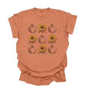 Pumpkins And Sunflowers Tee